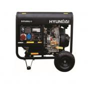 Дизельный генератор Hyundai DHY 6000LE-3 + колёса