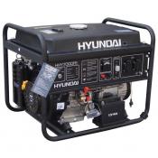 Бензиновый генератор Hyundai HHY 7000FE + колёса + счётчик моточасов